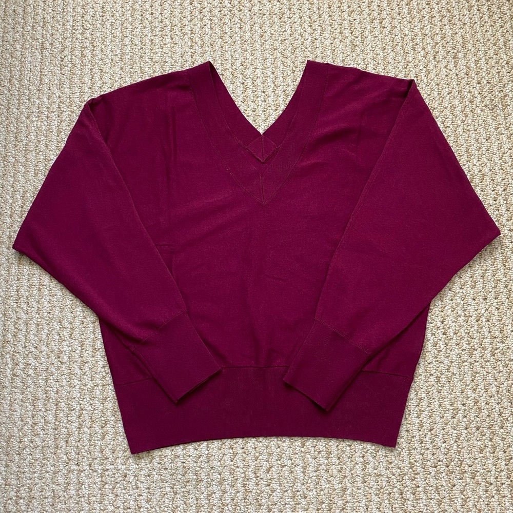 I.N.C INTERNATIONAL CONCEPTS | V-Neck Sweater Small - Picture 3 of 12